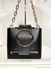 Load image into Gallery viewer, YUZEFI Box Leather Chain Links Shoulder Bag
