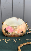Load image into Gallery viewer, MAYA Vintage Dragon Fly Butterfly Floral Resin Chain Strap Shoulder Crossbody Bag
