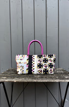 Load image into Gallery viewer, EMILIO PUCCI Vintage Floral Print Canvas Leather Top Handle Tote
