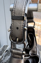 Load image into Gallery viewer, BURBERRY Vintage Canvas Leather Warrior Drawstring Hobo Shoulder Bag
