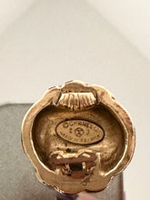 Load image into Gallery viewer, CHANEL Vintage Gold Tone CC Swirled Button Clip-on Earrings
