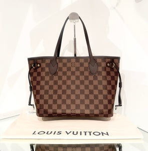 LOUIS VUITTON Damier Ebene Neverfull NM PM Tote
