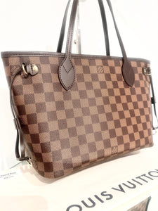 LOUIS VUITTON Damier Ebene Neverfull NM PM Tote