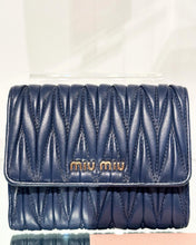 Load image into Gallery viewer, MIU MIU Matelasse Bifold Wallet
