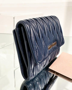 MIU MIU Matelasse Bifold Wallet