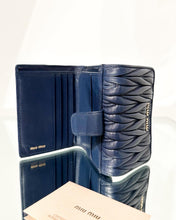 Load image into Gallery viewer, MIU MIU Matelasse Bifold Wallet
