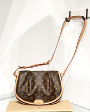 Load image into Gallery viewer, LOUIS VUITTON Monogram Canvas Menilmontant PM Shouder Crossbody Bag
