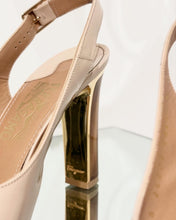 Load image into Gallery viewer, SALVATORE FERRAGAMO High Heel Leather Slides
