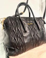 Load image into Gallery viewer, MIU MIU Large Matelasse Nappa Leather Handle Shoulder Bag
