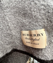 Load image into Gallery viewer, BURBERRY London England Extra Fine Merino Wool Reversible Cape Poncho
