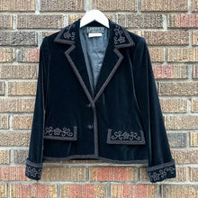 Load image into Gallery viewer, LANCETTI Roma Vintage 1970s Bead Embellished Velvet Dress &amp; Jacket
