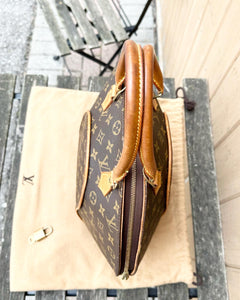 LOUIS VUITTON Vintage Monogram Ellipse MM Bowling Bag