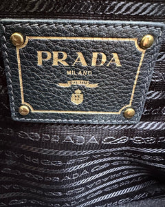 PRADA Vitello Phenix Leather Tote