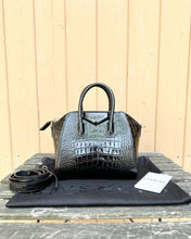 Load image into Gallery viewer, GIVENCHY Mini Antigona Croc Embossed Handle Crossbody Bag
