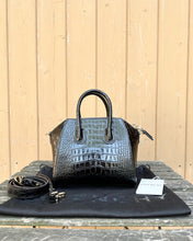 Load image into Gallery viewer, GIVENCHY Mini Antigona Croc Embossed Handle Crossbody Bag
