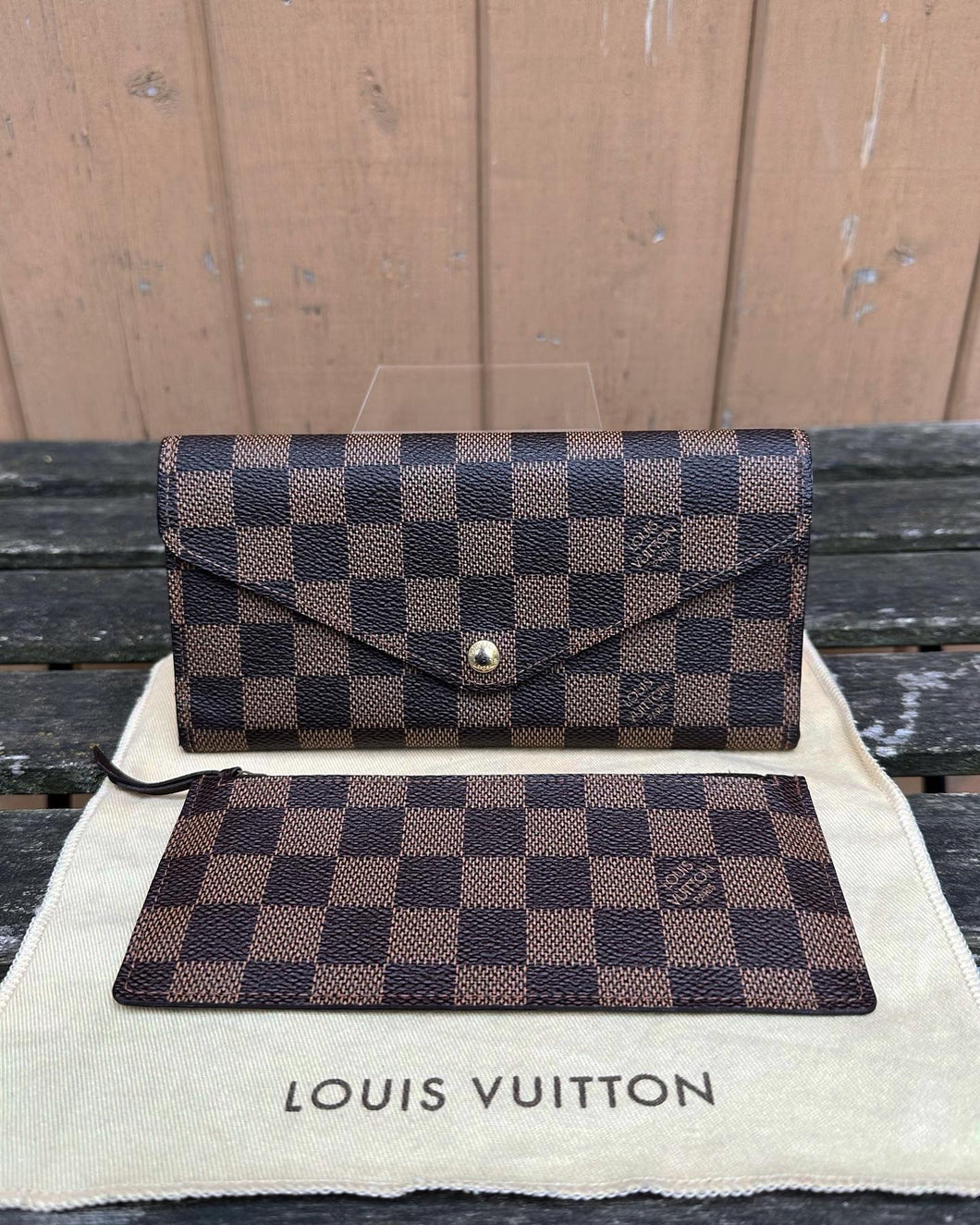LOUIS VUITTON Damier Ebene Josephine Wallet
