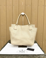 Load image into Gallery viewer, PRADA Vitelli Daino Leather Tote Crossbody  Bag
