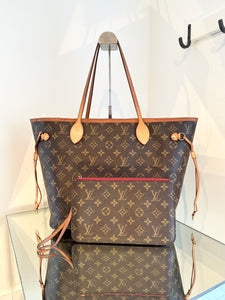 LOUIS VUITTON Monogram Canvas Neverfull NM MM Tote Bag