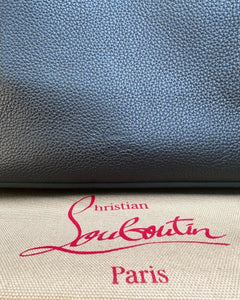 CHRISTIAN LOUBOUTIN Eloise Spiked Fringed Leather Hobo Bag