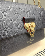 Load image into Gallery viewer, LOUIS VUITTON Marine Rouge Monogram Empreinte Leather Vavin PM Bag
