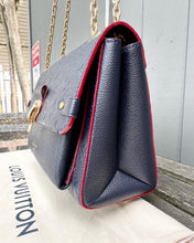 Load image into Gallery viewer, LOUIS VUITTON Marine Rouge Monogram Empreinte Leather Vavin PM Bag
