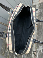 Load image into Gallery viewer, BURBERRY Nova Check Coated Canvas Leather Handle Bag
