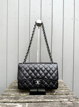 Load image into Gallery viewer, CHANEL Classic Jumbo Double Flap Bag in SHW
