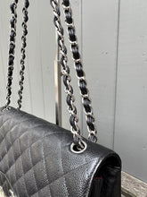 Load image into Gallery viewer, CHANEL Classic Jumbo Double Flap Bag in SHW
