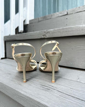 Load image into Gallery viewer, JIMMY CHOO Leather High Heel Slingback Sandals
