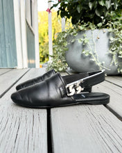 Load image into Gallery viewer, GIVENCHY Leather Chain Slingback Mules
