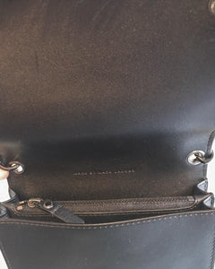 MARC By MARC JACOBS Lambs Fur Leather Wallet On Chain