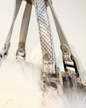 Load image into Gallery viewer, SILVANO BIAGINI Fox Fur Python Handle Bag
