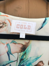 Load image into Gallery viewer, STONE COLD FOX Floral Print Silk Tie Front Top
