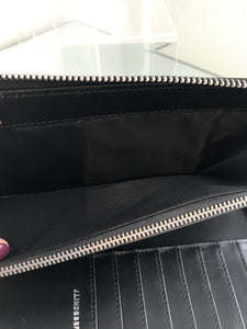 J. LINDEBERG Zipper Leather Wallet