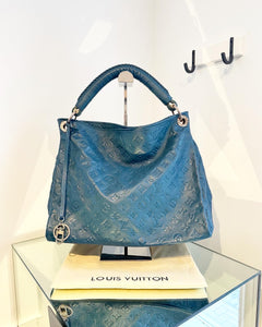 LOUIS VUITTON Orage Monogram Empreinte Leather Artsy MM Bag