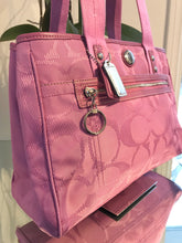 Load image into Gallery viewer, COACH Canvas Leather Handle Bag
