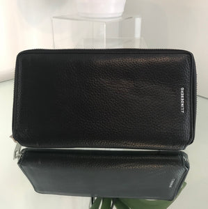 J. LINDEBERG Zipper Leather Wallet