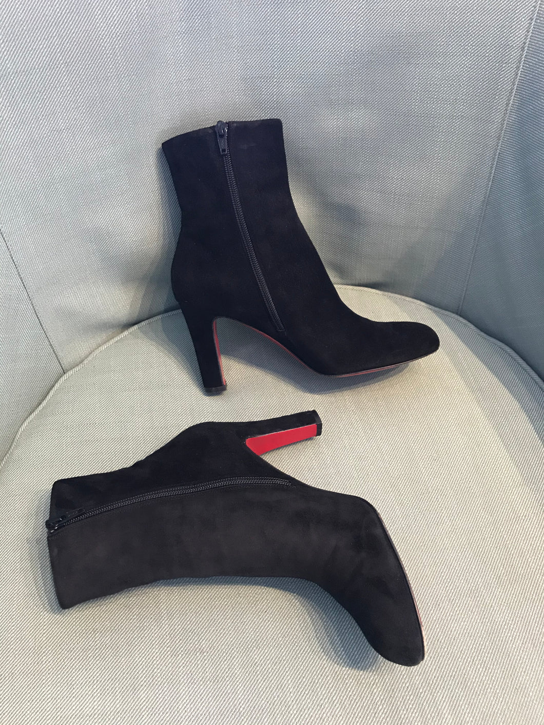 CHRISTIAN LOUBOUTIN Suede Ankle Boots