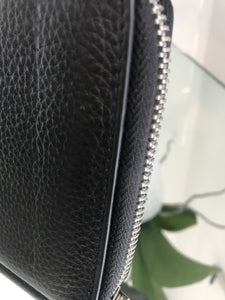 J. LINDEBERG Zipper Leather Wallet