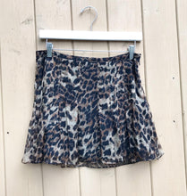 Load image into Gallery viewer, HOLT RENFREW Leopard Print Silk Mini Skirt
