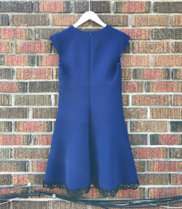 SANDRO Paris Navy Midi Dress