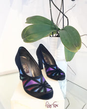 Load image into Gallery viewer, PETER FOX Multi Colour Satin High Heel Pumps

