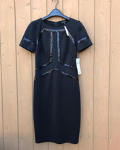 Load image into Gallery viewer, TADASHI SHOJI Sequin Embellished Short Sleeve Midi Dress
