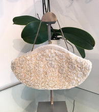Load image into Gallery viewer, SIMPSON’S Vintage 1960’s White Cream Bead &amp; Sequin Clutch

