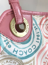 Load image into Gallery viewer, COACH Canvas Patent Leather Multi Colour Print Tote
