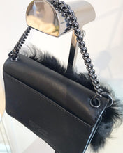 Load image into Gallery viewer, MARC By MARC JACOBS Lambs Fur Leather Wallet On Chain
