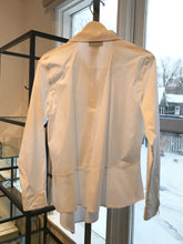 Load image into Gallery viewer, DKNY Asymmetrical Hem Cotton Blend Shirt

