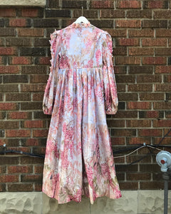 ZIMMERMANN Butterfly Embellished Floral Print Maxi Dress