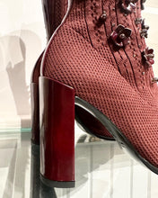Load image into Gallery viewer, STUART WEITZMAN Sockhop Knit Leather Sock Booties
