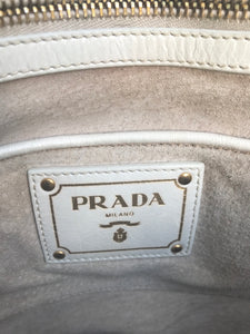 PRADA Leather Flap Bag With Chain Shoulder Strap